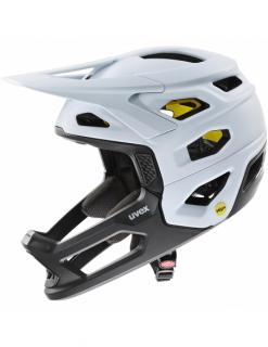 Kask rowerowy full face Uvex Revolt MIPS Cloud-Black Mat (odpinana garda)