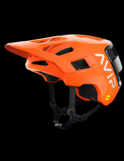 Kask rowerowy POC Kortal Race MIPS Fluorescent Orange AVIP/Uranium Black Matt