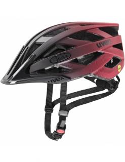 Kask rowerowy Uvex I-vo CC MIPS Black-Red Mat