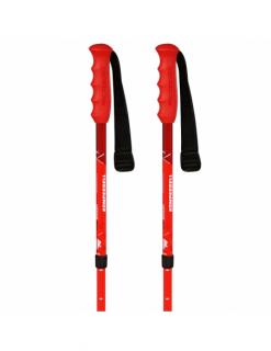 Kije narciarskie Komperdell (regulowane 80-105 cm) Junior Smash Red