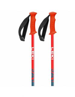 Kije narciarskie Leki Rider Kids Petrol-Bright/Red/White
