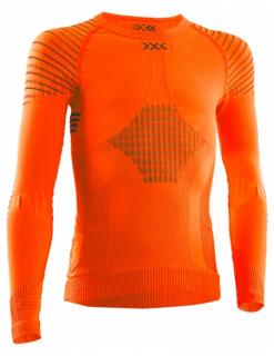 Koszulka termoaktywna dla dzieci X-Bionic INVENT JUNIOR 4.0 Sunset Orange/Anthracite
