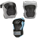 Ochraniacze damskie (na kolana, łokcie, nadgarstki) K2 Performance Women Silver/Black/Blue