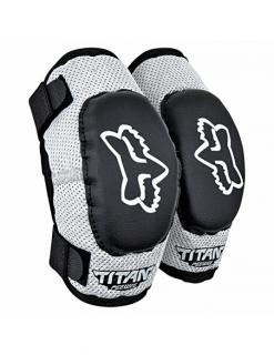 Ochraniacze na łokcie FOX Kids Peewee Titan Elbow Guards Black/Silver