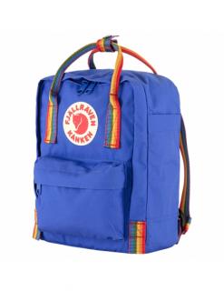 Plecak Fjallraven Kanken Rainbow Mini Cobalt Blue - Rainbow Pattern