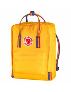 Plecak Fjallraven Kanken Rainbow Warm Yellow - Rainbow Pattern