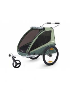 Przyczepka sportowo-rowerowa Thule Coaster XT Basil Green (1 lub 2-osobowa)