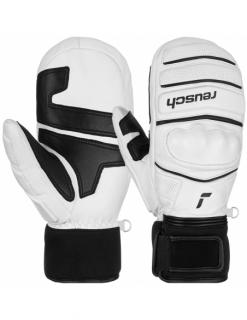 Rękawice narciarskie Reusch World Champ Mitten (jednopalczaste) White/Black