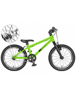 Rower dziecięcy Kubikes 16L AUTO Lime zielony (z automatyczną przerzutką)