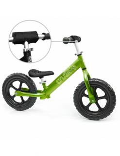 Rowerek biegowy Cruzee 12 SAFE zielony + pasek do noszenia GRATIS