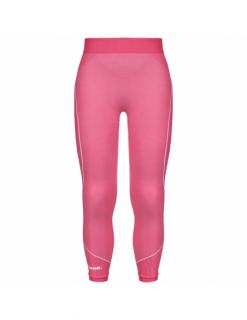 Spodnie termoaktywne dziecięce Reusch Leggings Junior Warm Raspberry/White