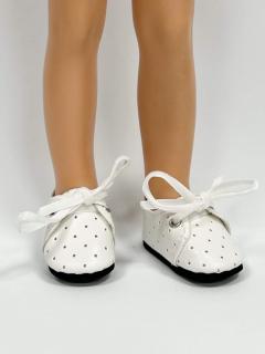 Białe wiązane buciki dla lalki Paola Reina Amigas 32 cm Białe wiązane buciki dla lalki Paola Reina Amigas 32 cm