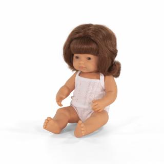 Lalka Miniland dziewczynka Europejka rude włosy 38 cm Lalka Miniland dziewczynka Europejka rude włosy 38 cm