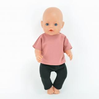 Ubranka dla lalki Baby Born 43cm, koszulka i legginsy Ubranka dla lalki Baby Born 43cm, koszulka i legginsy