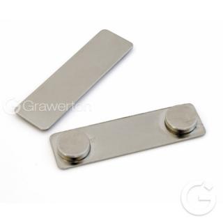 Magnes do identyfikatorów z taśmą samoprzylepną 45x13 mm