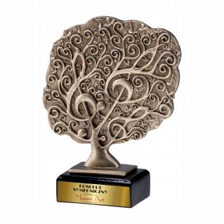 Statuetka odlewana MUZYKA DRZEWO RFST2094