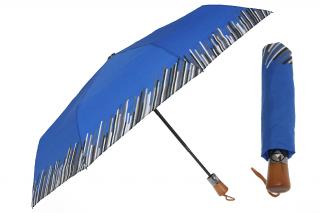 Parasol damski pełny automat - kolor dominujący: niebieski