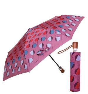 Parasol damski pełny automat - kolor dominujący: róż