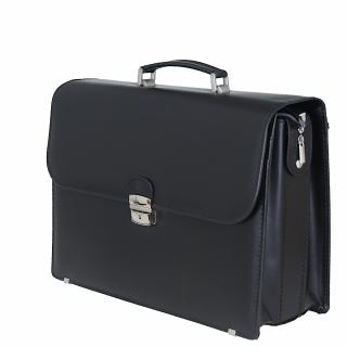 Teczka klasyczna na laptop naturalna skóra