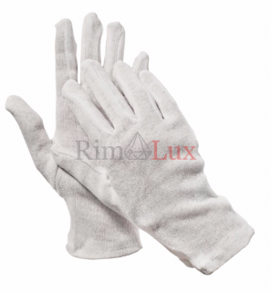 Rękawiczki bawełniane białe do pielęgnacji kryształów