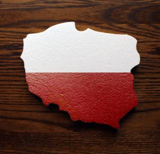 Kontury Kontur mapa Polski ze styropianu ORZEŁ 58