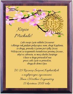 Dyplom Pamiątka Rocznicy Święceń Kapłańskich