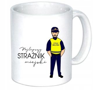Kubek "Najlepszy Strażnik Miejski" to idealny upominek dla każdego strażnika miejskiego
