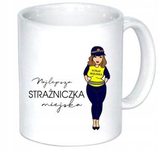 Kubek STRAŻNICZKA  idealny prezent dla strażniczek miejskich