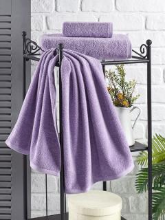 Ręcznik bawełniany frotte EFOR/3162/lilac 40x60