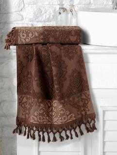 Ręcznik bawełniany OTTOMAN/3167/dark brown/ 40x60