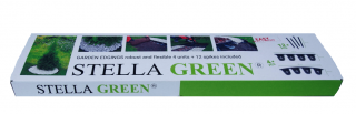 Obrzeże trawnikowe Stella Green zestaw ( 4 obrzeża, 12 kotew)