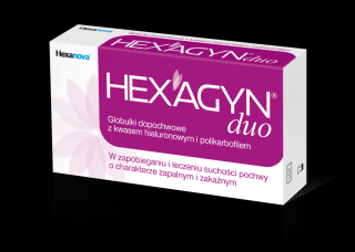 Hexagyn® duo globulki dopochwowe 10 sztuk