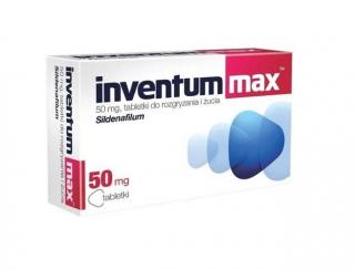 Inventum Max 50 mg, 4 tabletki do rozgryzania i żucia