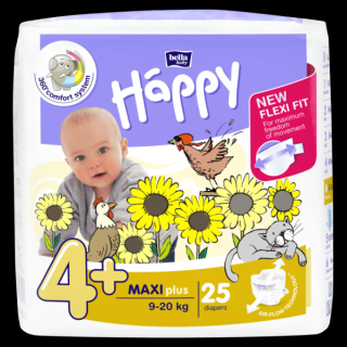 Pieluchomajtki BELLA HAPPY Maxi Plus - 25 sztuk