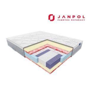 JANPOL JAN - materac kieszeniowy, sprężynowy, Rozmiar - 140x200, Kolor - Grey, Pokrowiec - Adaptive WYPRZEDAŻ, WYSYŁKA GRATIS, 603-671-572