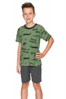 Piżama chłopięca Luka 2745 zielona