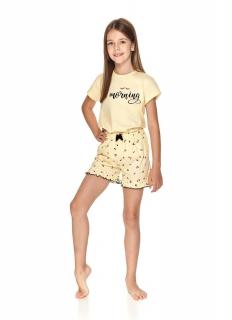 Piżama dziewczęca Misza 2706 żółta