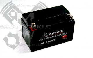 Akumulator AGM (Gel) YTX7A-BS Moretti