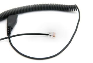 AXC-03 QD/RJ - kabel przyłączeniowy spiralny, 0.5-2 m