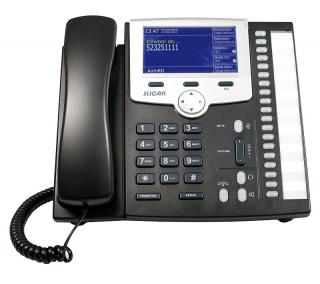 Slican CTS-330.IP.BK telefon systemowy IP Elegancki i funkcjonalny telefon biznesowy