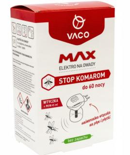 VACO Elektro MAX + płyn na komary (60 nocy) - 45 ml