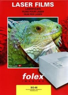 Folex BG-67 0,100mm A4 klarownie przezroczysta błyszcząca folia