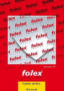 Folex TEXTRANS HT/L 0,170mm A4 papier transferowy do jasnych tkanin z paskiem sensorowym po długim boku
