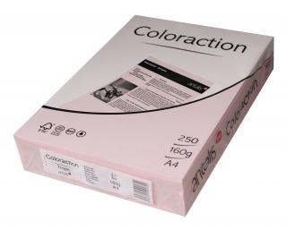 PAPIER COLORACTION różowy pastel/Tropic, Papier do kopiowania, bezdrzewny ECF, 80g/m2, 210mm x 297mm, A4, LG, ryza 500 ark