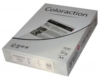 PAPIER  COLORACTION szary/Iceland, Papier do kopiowania, bezdrzewny ECF, 160g/m2, 210mm x 297mm, A4, LG, ryza 250 ark.,