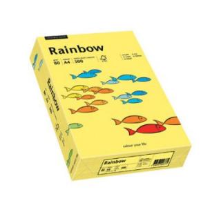 Papier Rainbow 80g 210x297 R 12 jasno żółty, 12, A4
