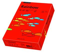 Papier Rainbow 80g 210x297 R 28 ciemno-czerwony 28, A4