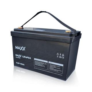 Akumulator LiFePO4 12V 100AH BMS - MAXX  litowo żelazowo fosforanowy