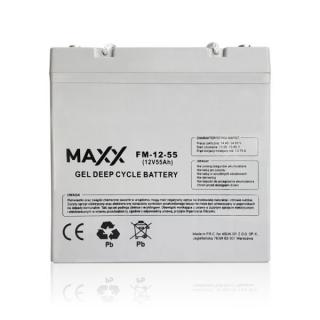 Akumulator żelowy MAXX 12-FM-55 55Ah 12V