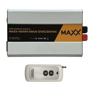 Przetwornica Napięcia SINUS MAXX 4000W 12VDC/230VAC [2000W/4000W] + PILOT